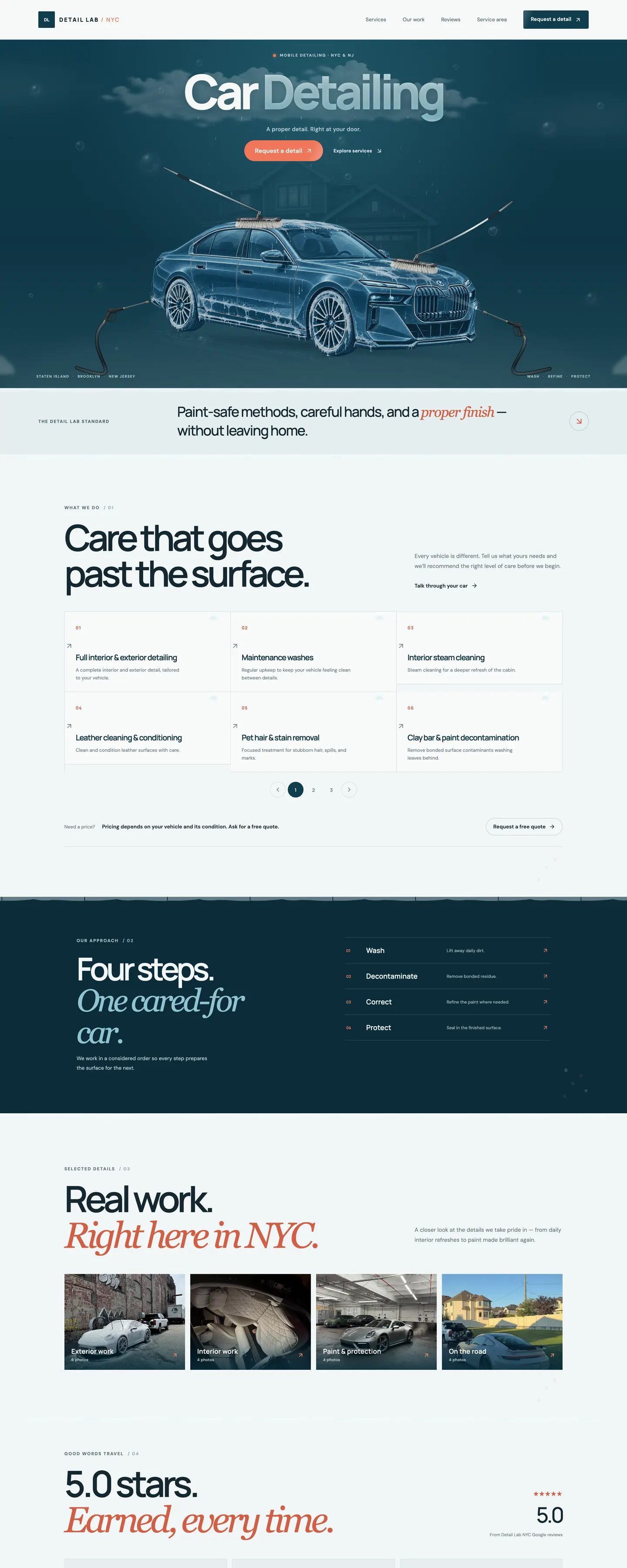 Detail Lab homepage